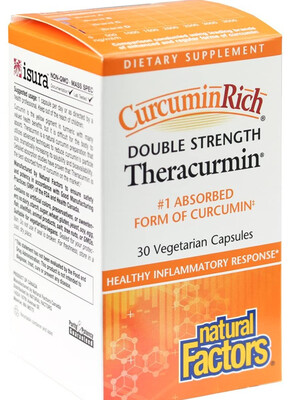 Natural Factors CurcuminRich Theracurmin Double Strength
