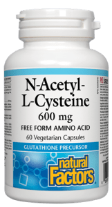 Natural Factors N-Acetyl-L-Cysteine 600 mg
