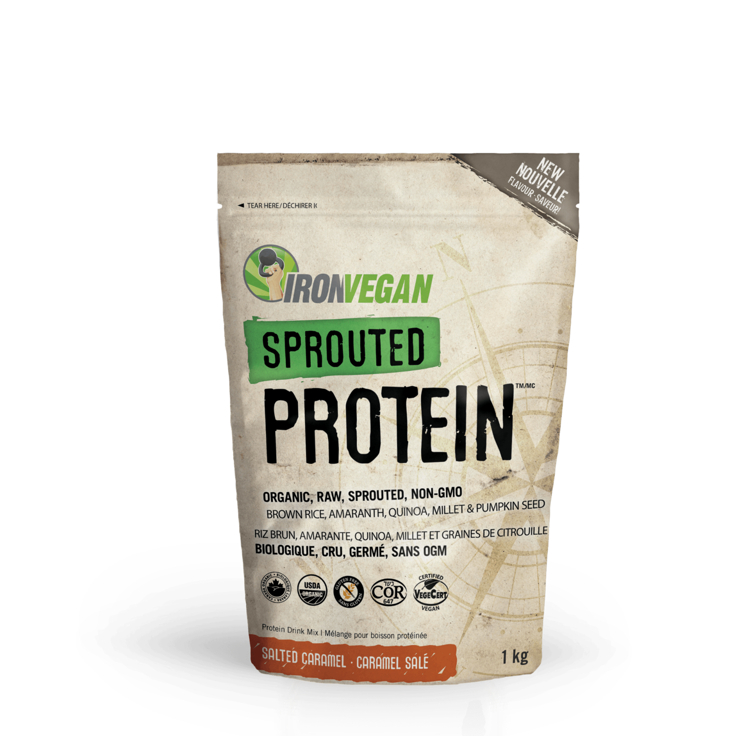 Iron Vegan Sprouted Protein 1kg