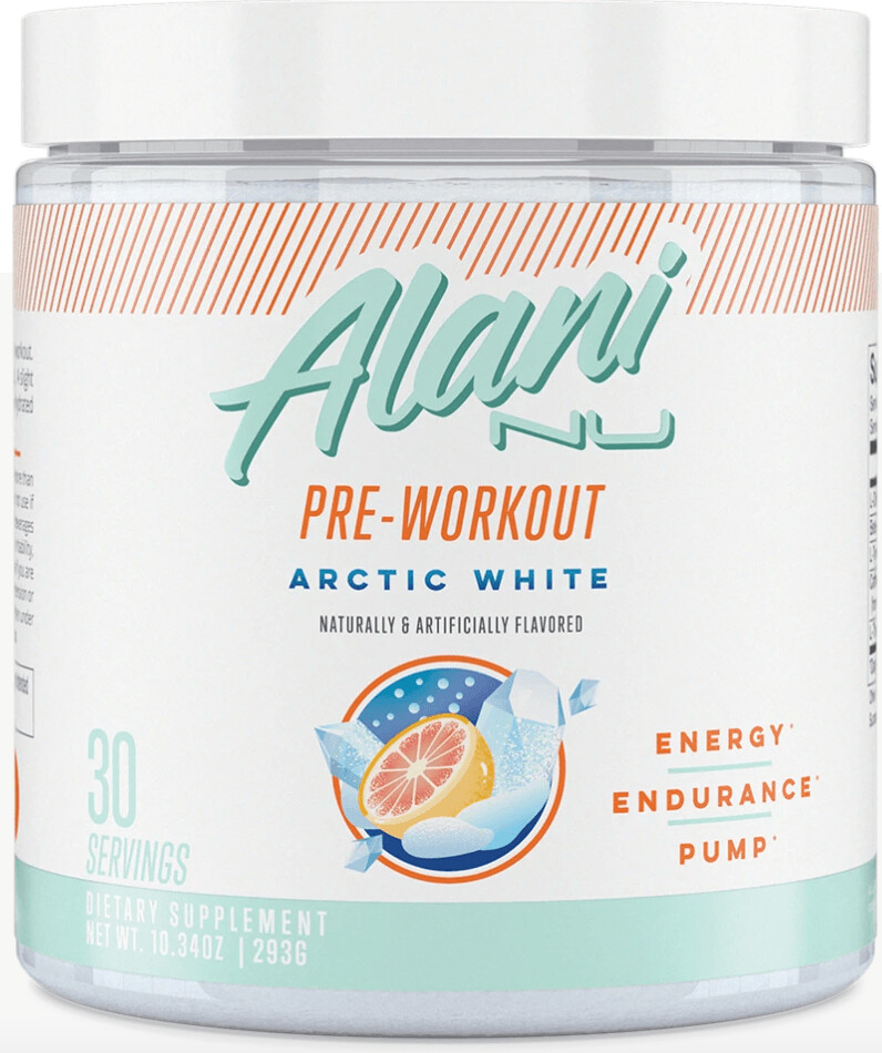 Alani Nu Pre-Workout, Flavours: Arctic White
