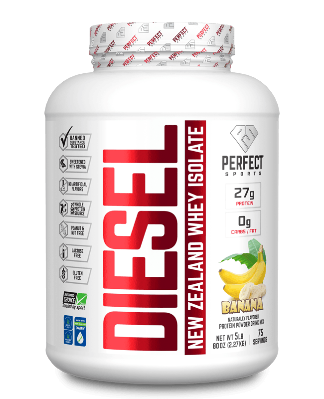 Perfect Sports – Diesel New Zealand Whey Isolate - 5 lb, Flavours: Banana