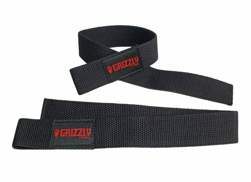 Grizzly Fitness Cotton and Nylon Weight Lifting Wrist Straps