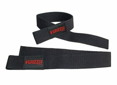 Grizzly Fitness Cotton and Nylon Weight Lifting Wrist Straps