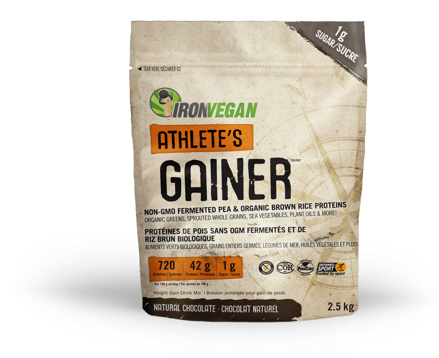 Iron Vegan Athletes Gainer 2.5kg