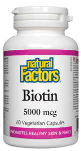 Natural Factors Biotin 5000 mcg