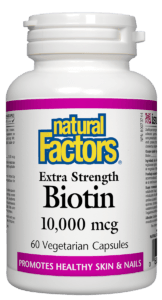 Natural Factors Biotin 10 000 mcg · Extra Strength