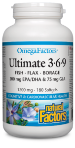 Natural Factors Ultimate 3•6•9 1200mg