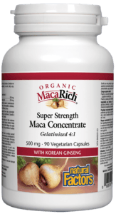Natural Factors Organic MacaRich 500 mg