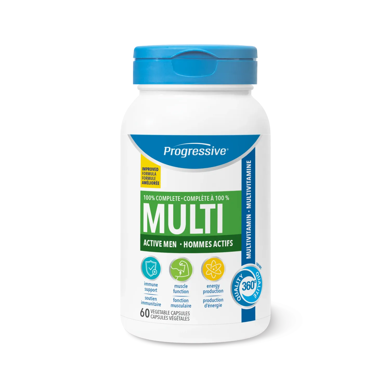 Progressive Multi-vitamin Active Men 120 cap