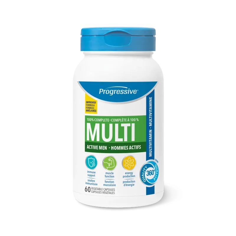Progressive Multi-vitamin Active Men 120 cap