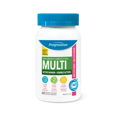 Progressive Multi-vitamin Active Women 120c