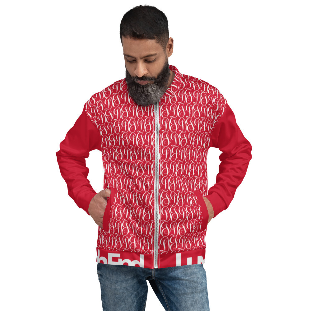 RedMonogram Bomber Jacket