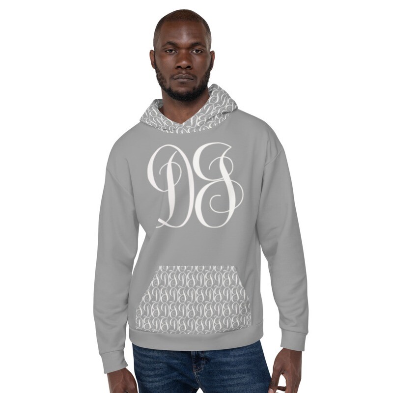 Gray Monogram Hoodie