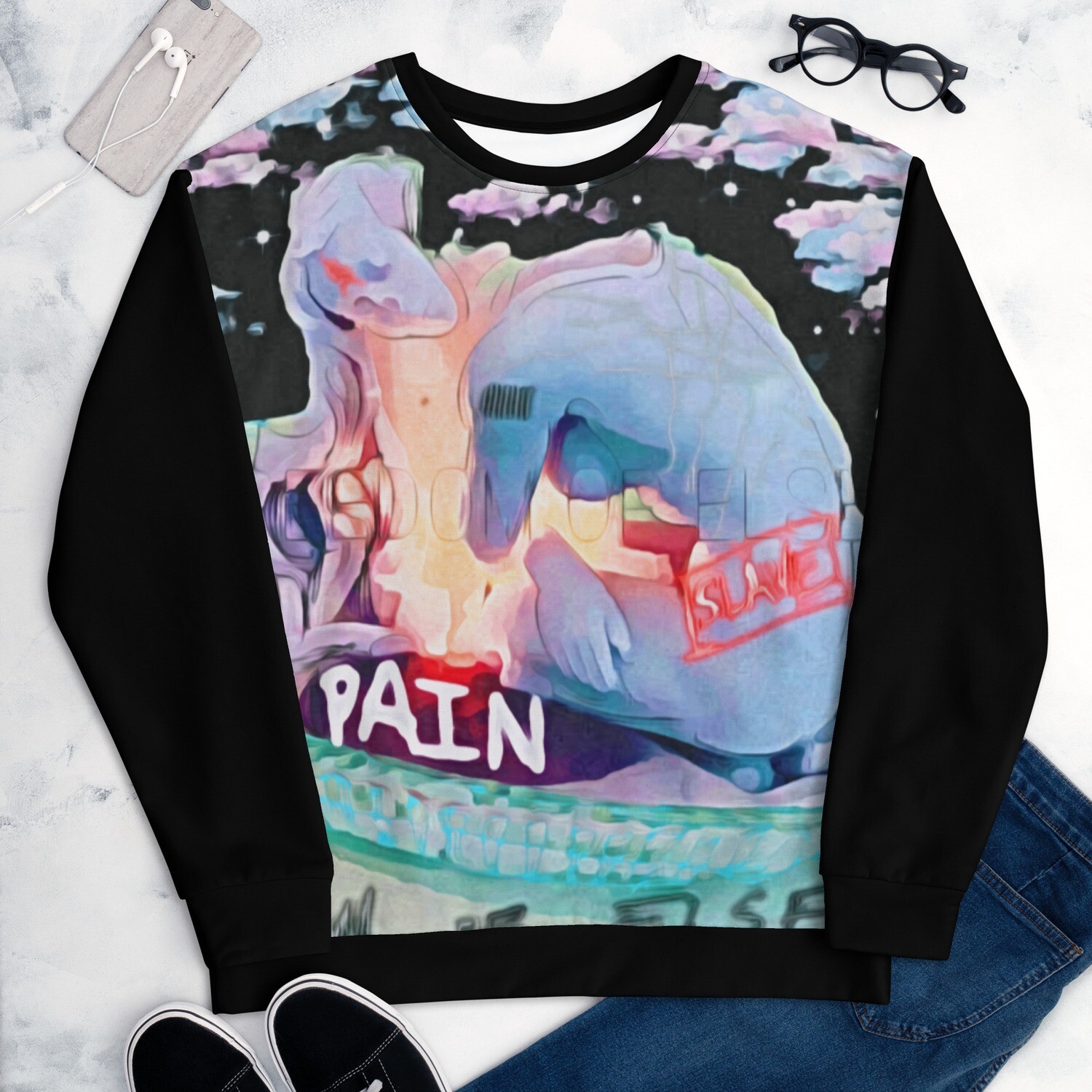 Freedom or else Sweatshirt, Size: XS