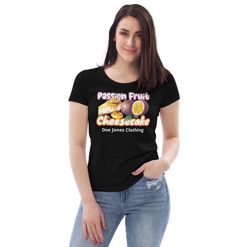 Passion fruit cheesecake Women&#39;s fitted eco tee