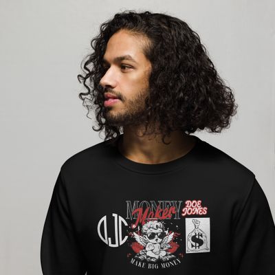 Doe Jones Big Money Organic Crewneck Sweatshirt - product view 2