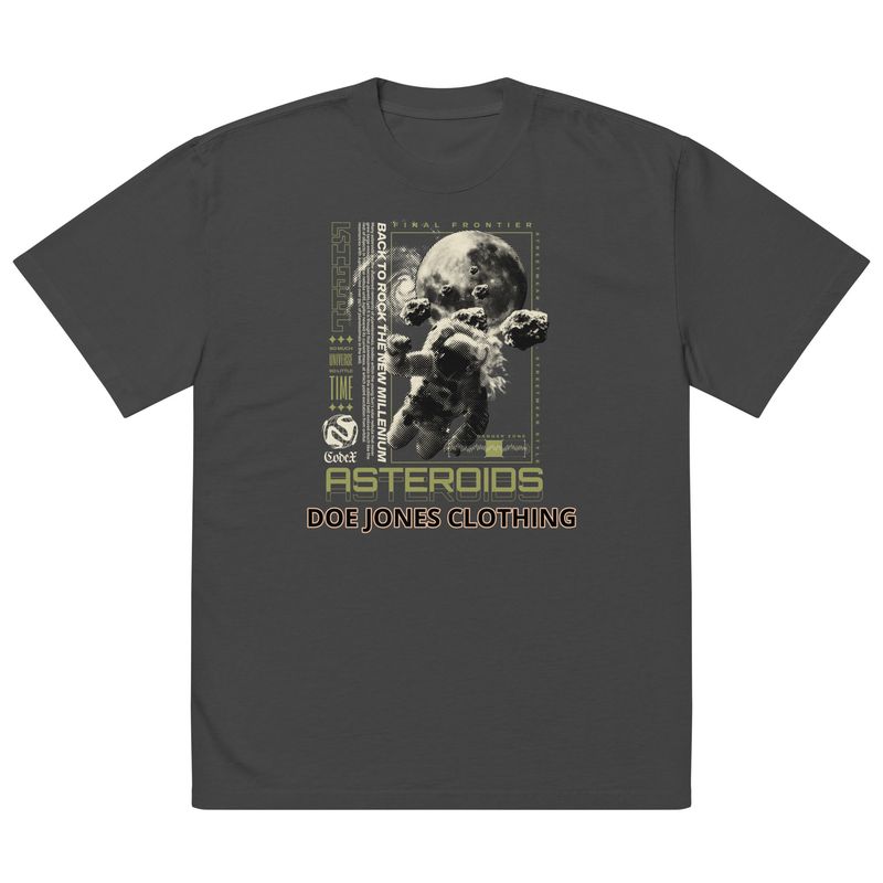 MOON AND BACK Oversized faded t-shirt