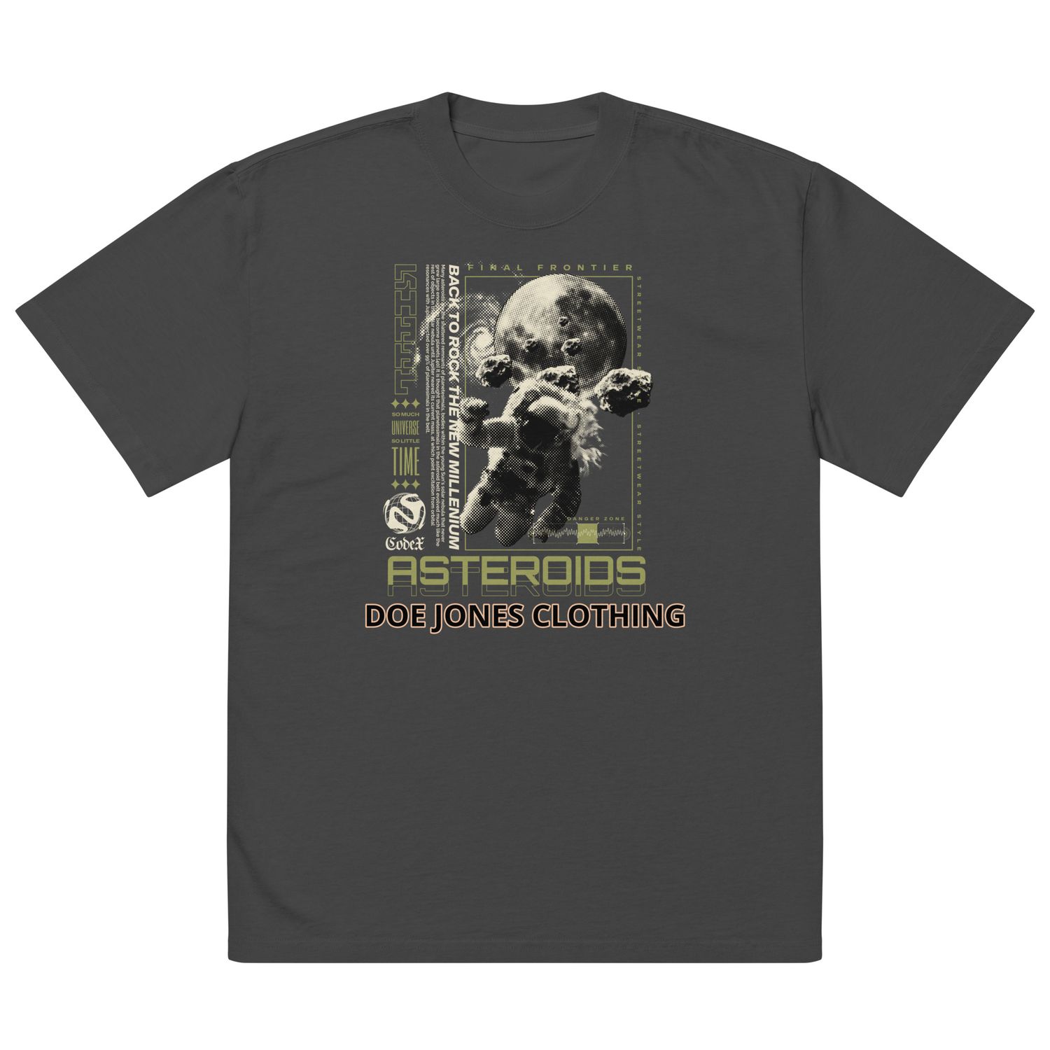 MOON AND BACK Oversized faded t-shirt