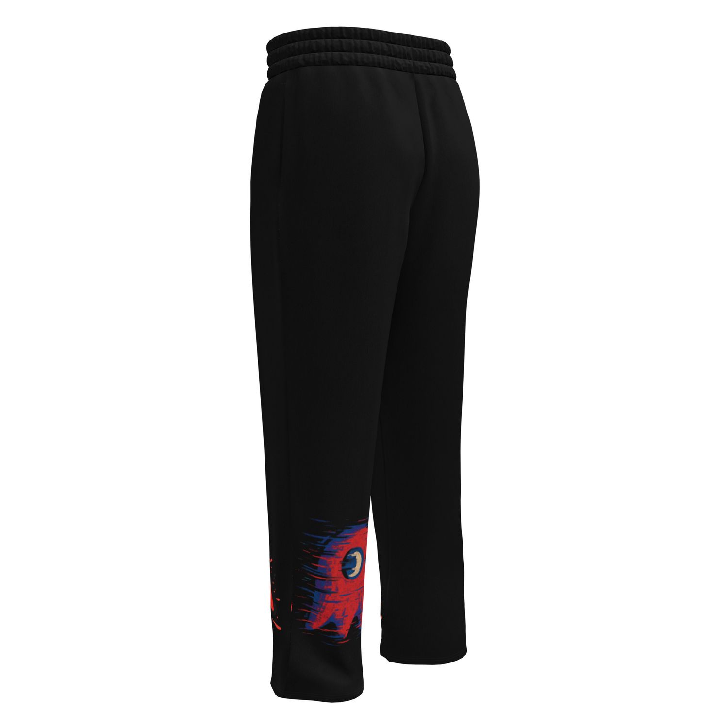 Dont wake up the Ghosts Wide-leg joggers BLK