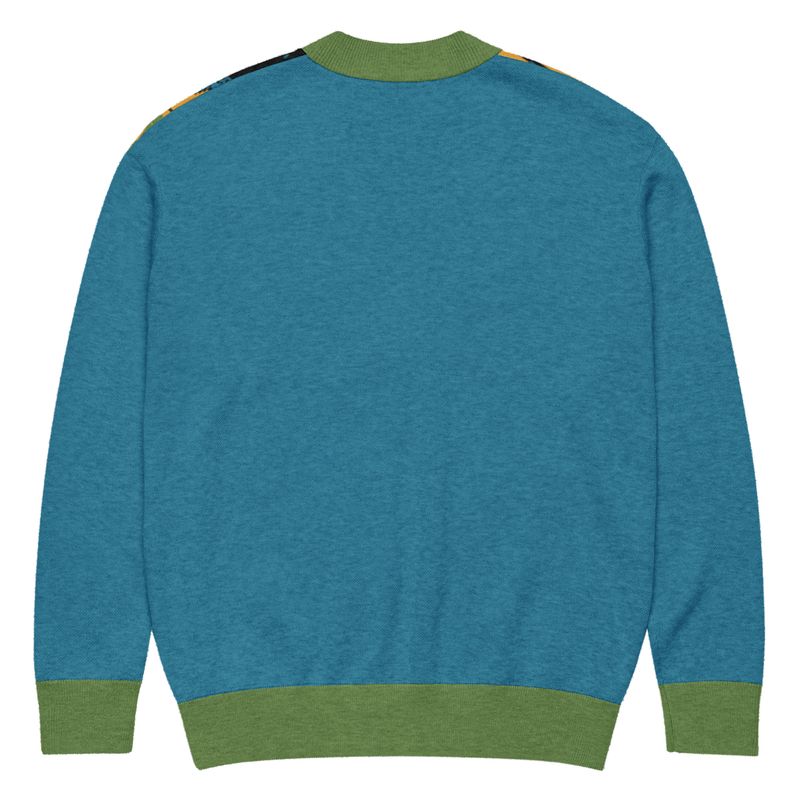Doe Jones Bull Trap Jacquard Knit Cardigan - product view 2