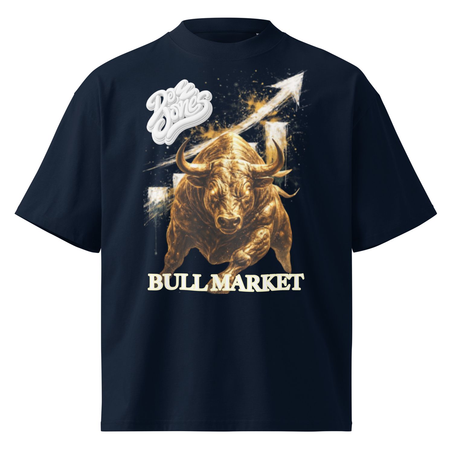 Doe Jones Bull Market Organic Oversized T-Shirt