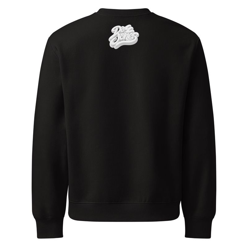 Doe Jones White Top Oversized Heavyweight Sweatshirt - product view 2