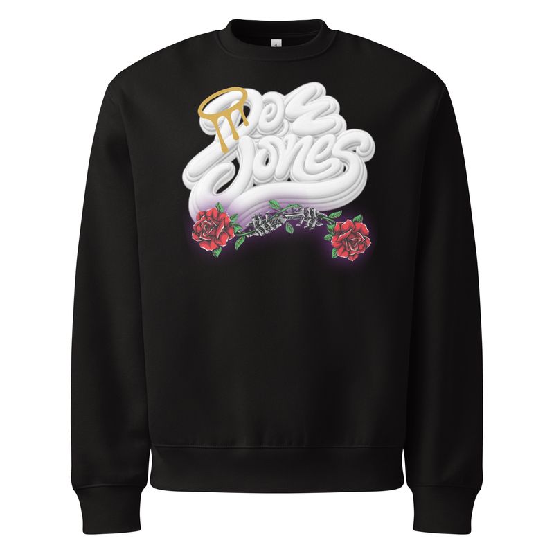 Doe Jones White Top Oversized Heavyweight Sweatshirt