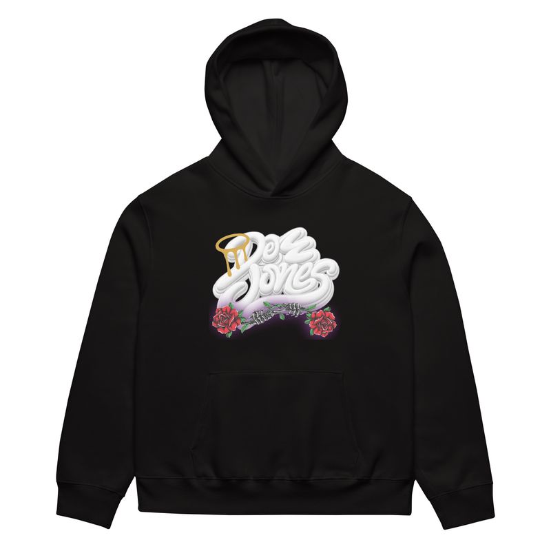 Doe Jones White Top Oversized Heavyweight Hoodie