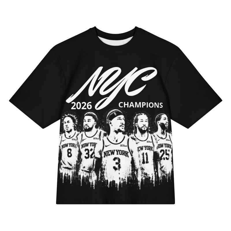 Doe Jones Champs Are Here Oversized Heavyweight T-Shirt