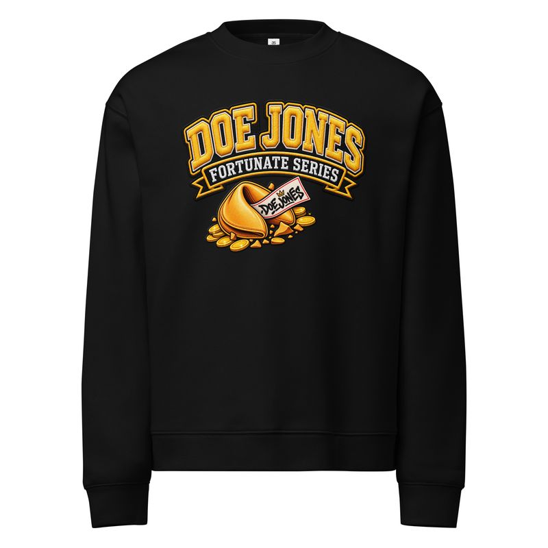 Doe Jones Golden Fortune Relaxed-Fit Crewneck Sweatshirt