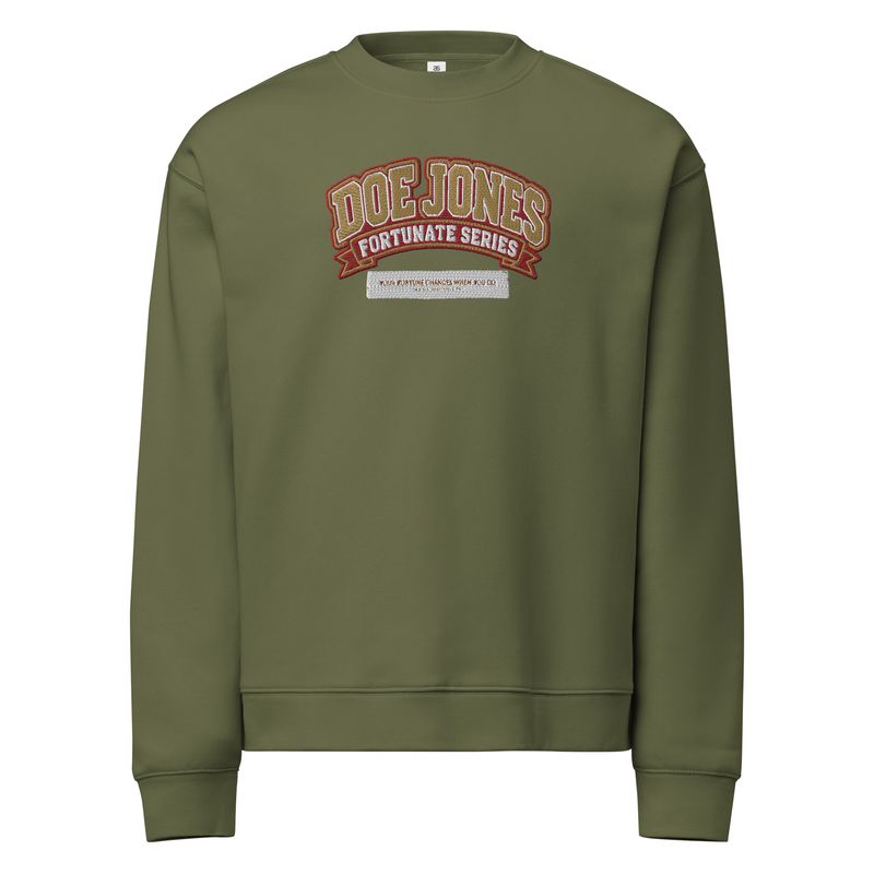 Doe Jones Fortunate Series Embroidered Crewneck Sweatshirt - product view 2