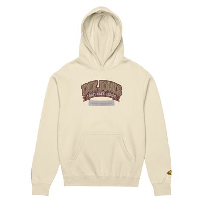 Doe Jones Fortunate Series Embroidered Fleece Hoodie