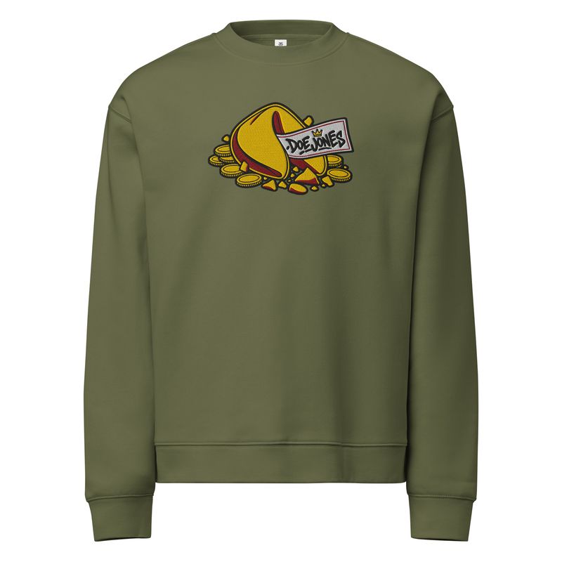 Doe Jones Golden Fortune Embroidered Crewneck Sweatshirt - product view 2