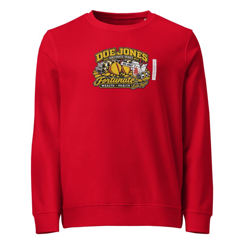 Doe Jones Fortunate Wealth &amp; Health Organic Sweatshirt - product view 2