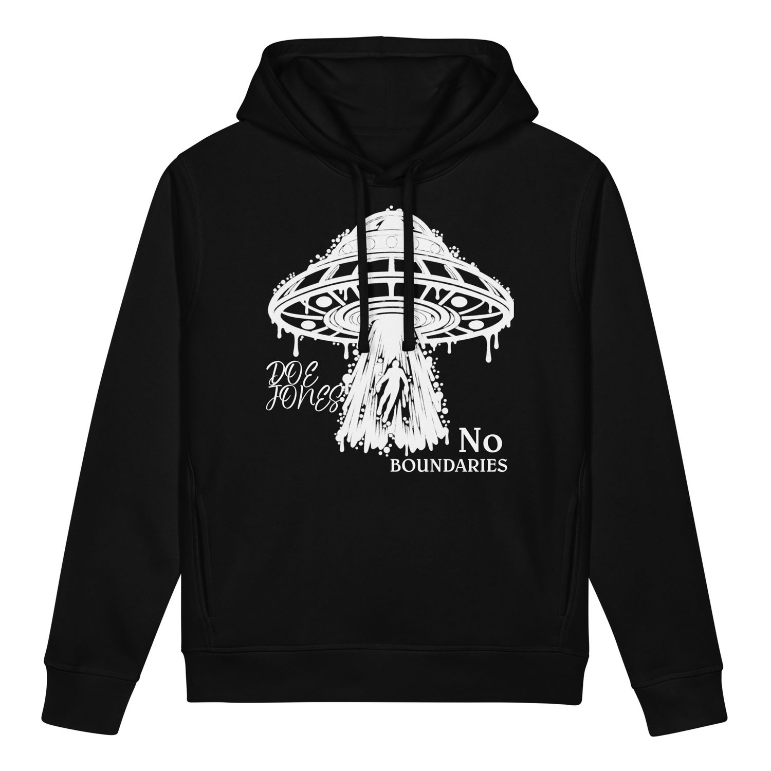 Doe Jones No Boundaries UFO Abduction Organic Hoodie