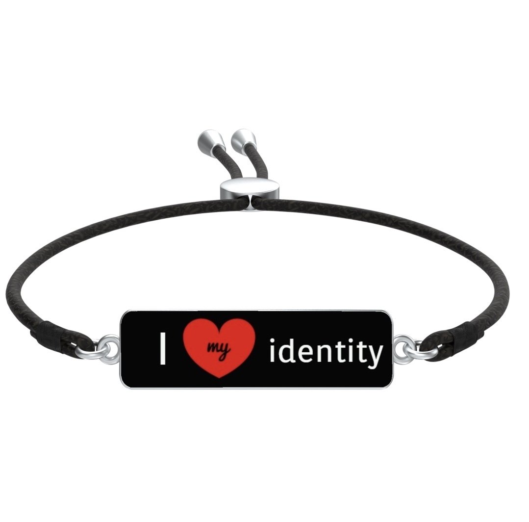 Identity Silver Corded Bracelet