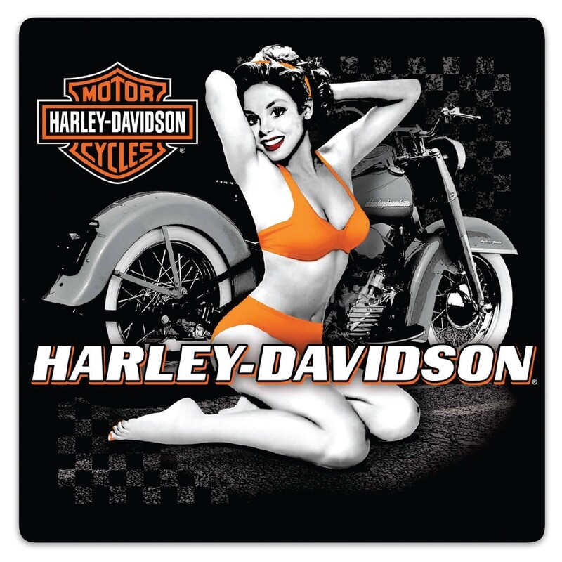 Harley-Davidson Flash Babe Tin Sign 2012021