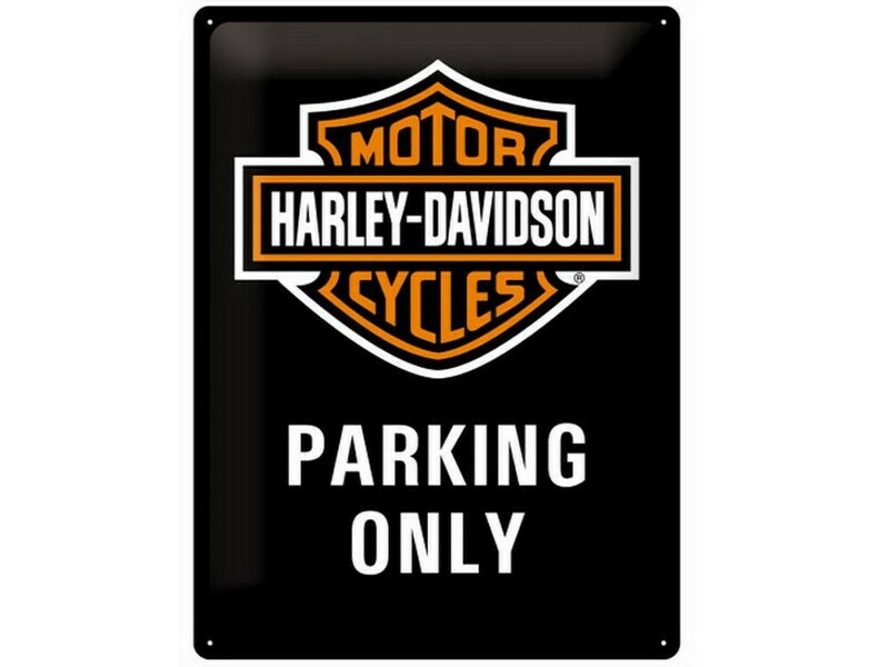 Harley-Davidson H-D PARKING ONLY Tin Sign 23130