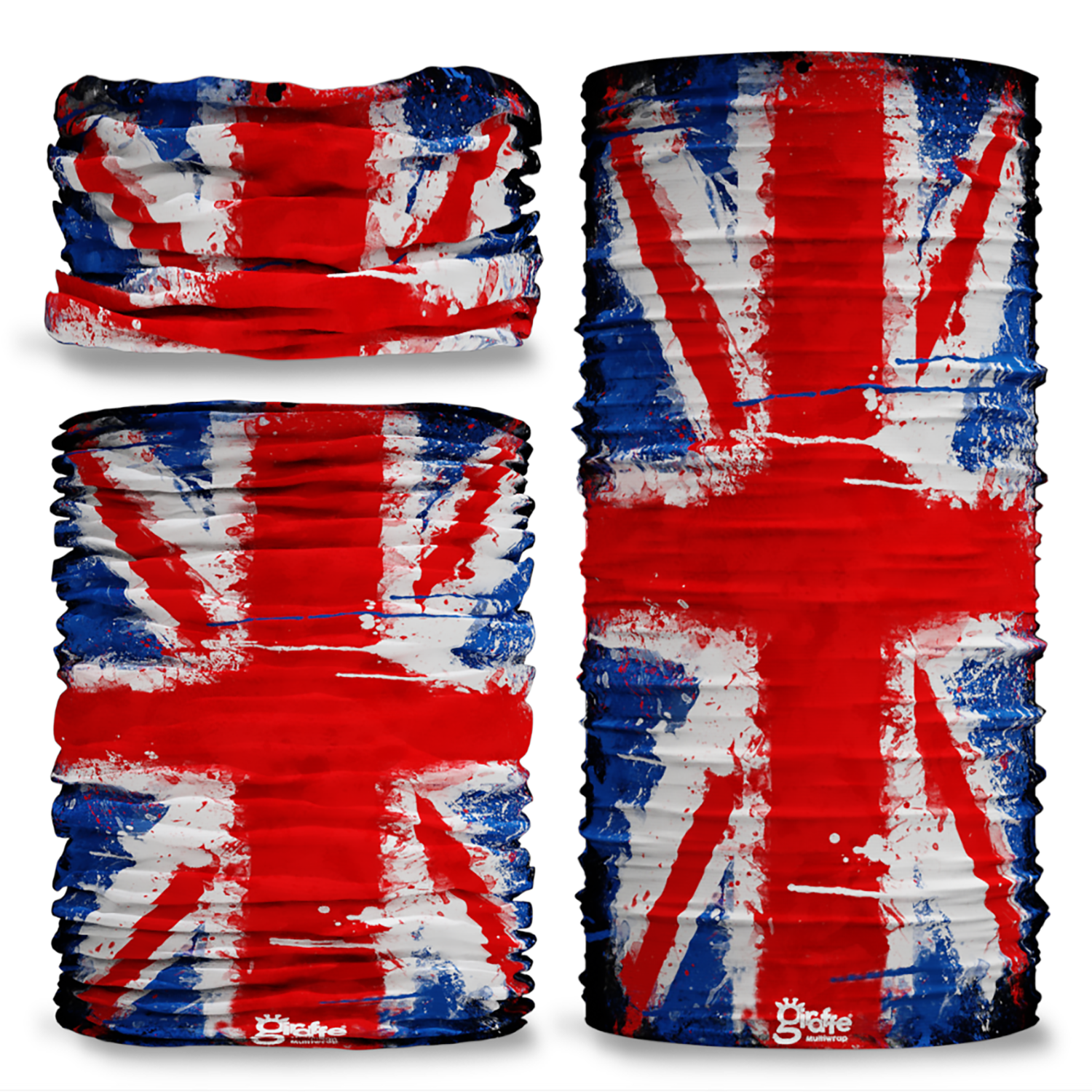 Giraffe REPREVE Union Jack Paint Drip