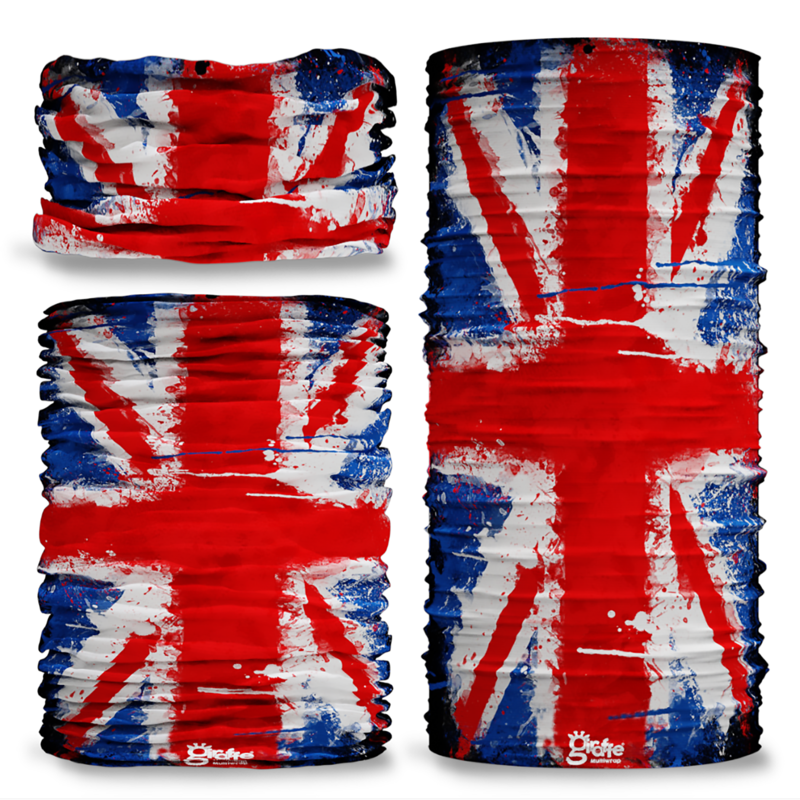 Giraffe REPREVE Union Jack Paint Drip