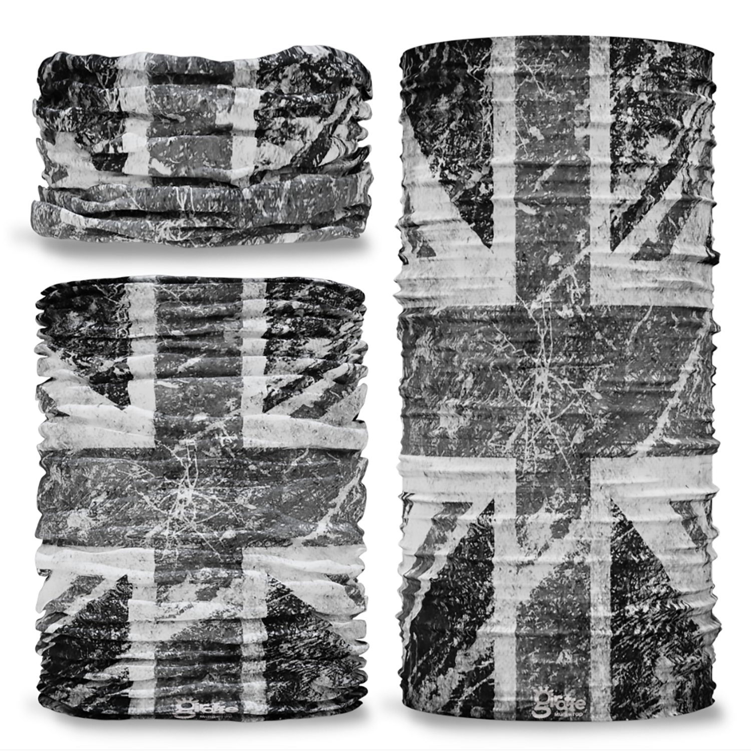 Giraffe REPREVE  B&amp;W Union Jack Buff