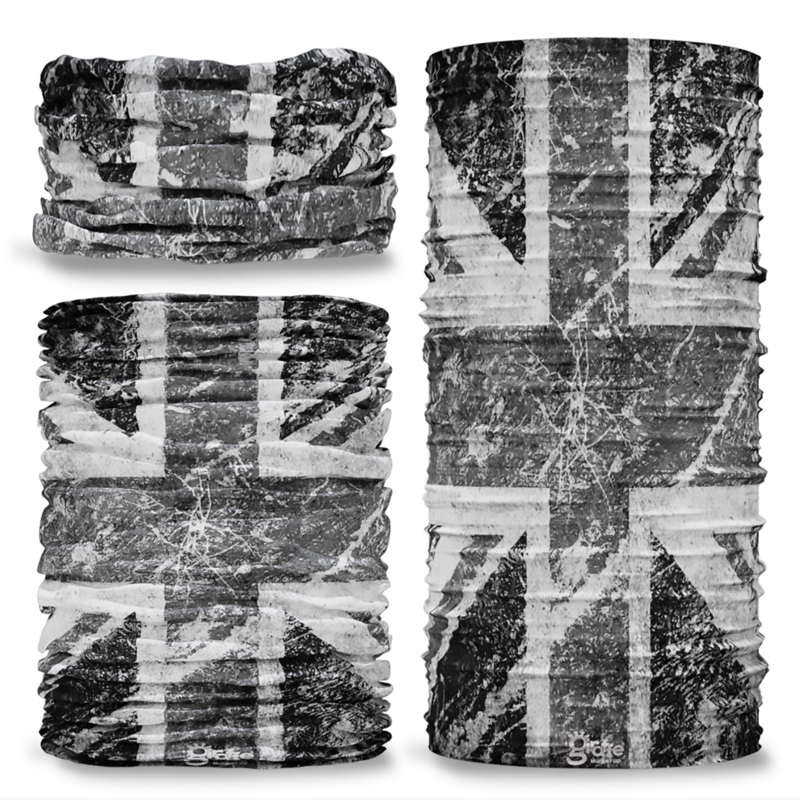Giraffe REPREVE  B&amp;W Union Jack Buff