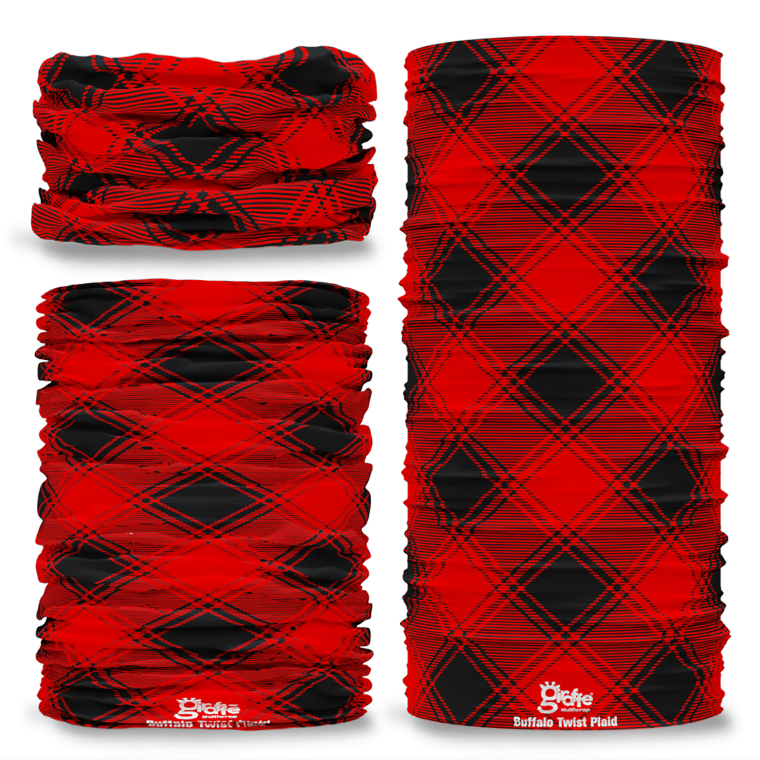 Giraffe REPREVE Buffalo Plaid Buff