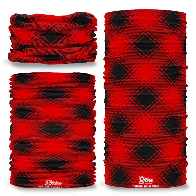 Giraffe REPREVE Buffalo Plaid Buff