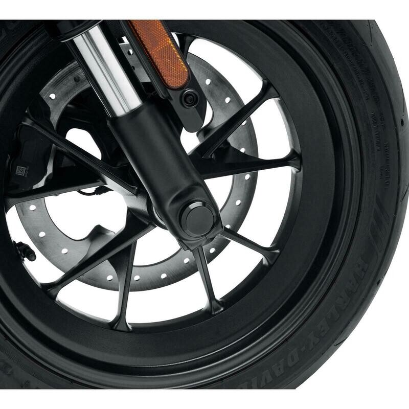 Harley-Davidson Black Front Axle Nut Covers 43000214