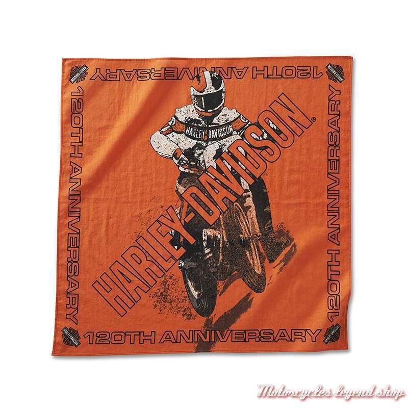 Harley-Davidson 120th Anniversary Racing Bandana Orange 97804-23VM