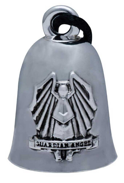 Harley-Davidson® Guardian Angel Ride Bell, Durable Zinc, Silver