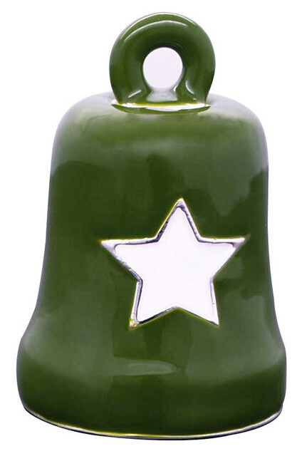 Harley-Davidson® Green &amp; White Star Ride Bell, Green