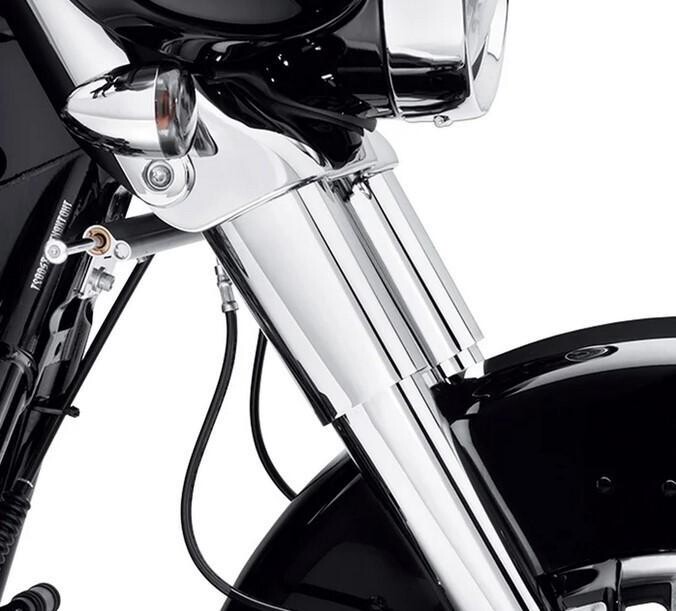 Harley-Davidson Chrome Upper Fork Slider Covers 45600022