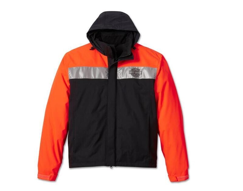 Harley-Davidson Men&#39;s Full Speed II Waterproof Rain Jacket 98105-23VM